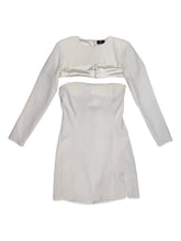 Elizabetta Franchi ivory dress with cardigan